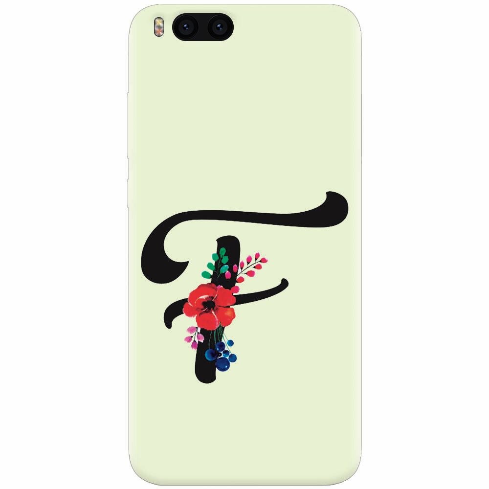 Husa silicon pentru Xiaomi Mi 6, Litera F