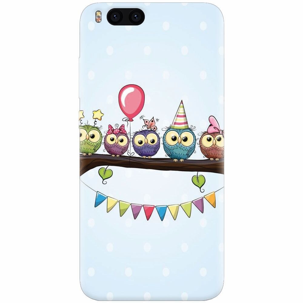Husa silicon pentru Xiaomi Mi Note 3, Party Birds