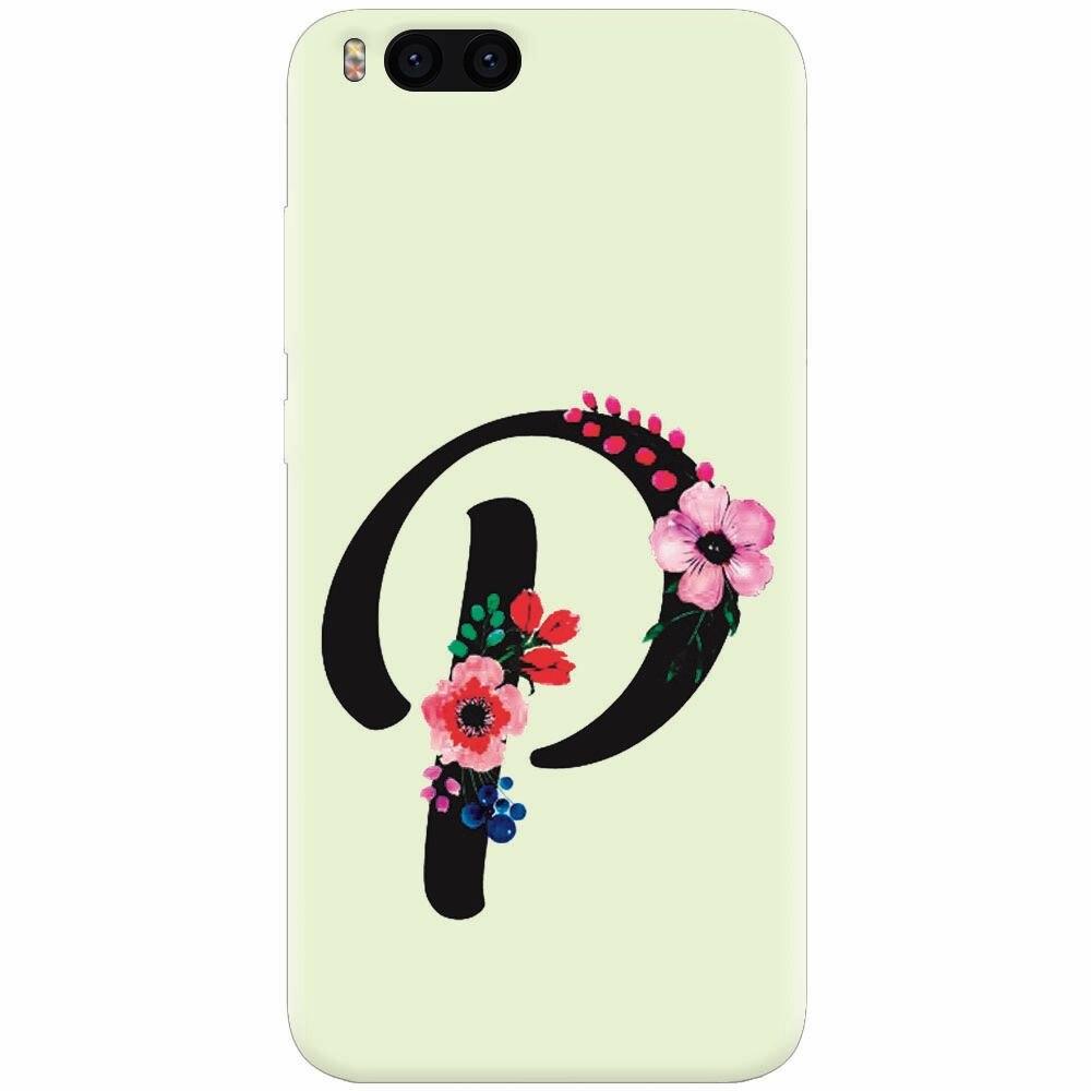 Husa silicon pentru Xiaomi Mi Note 3, Litera P