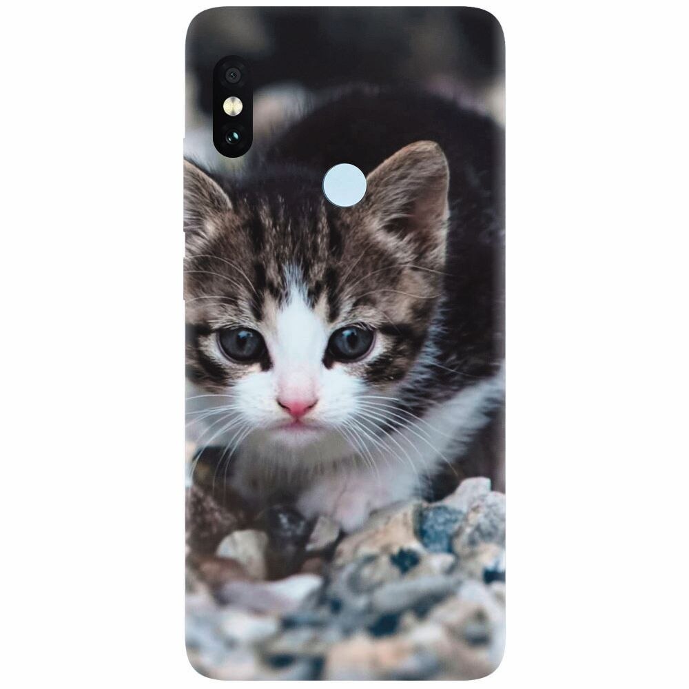 Husa silicon pentru Xiaomi Mi A2, Animal Cat