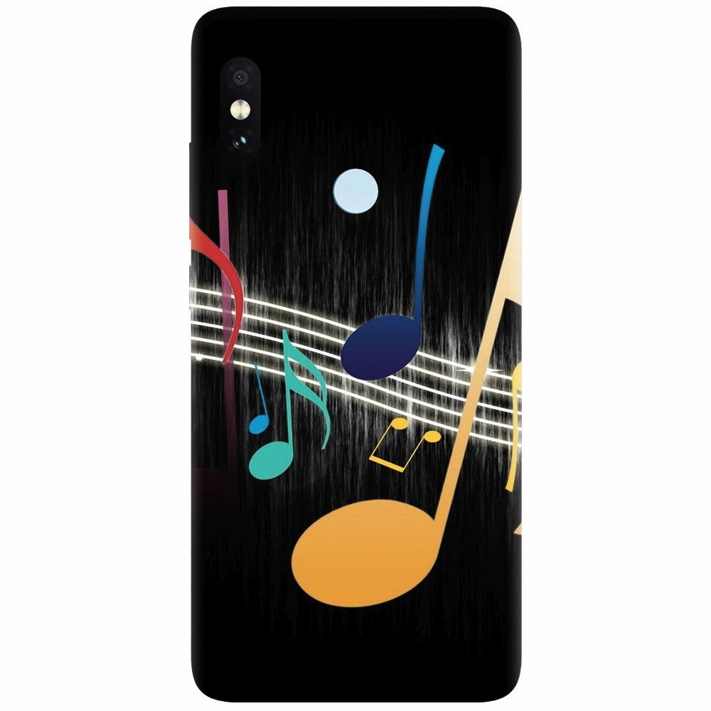 Husa silicon pentru Xiaomi Redmi S2, Colorful Music
