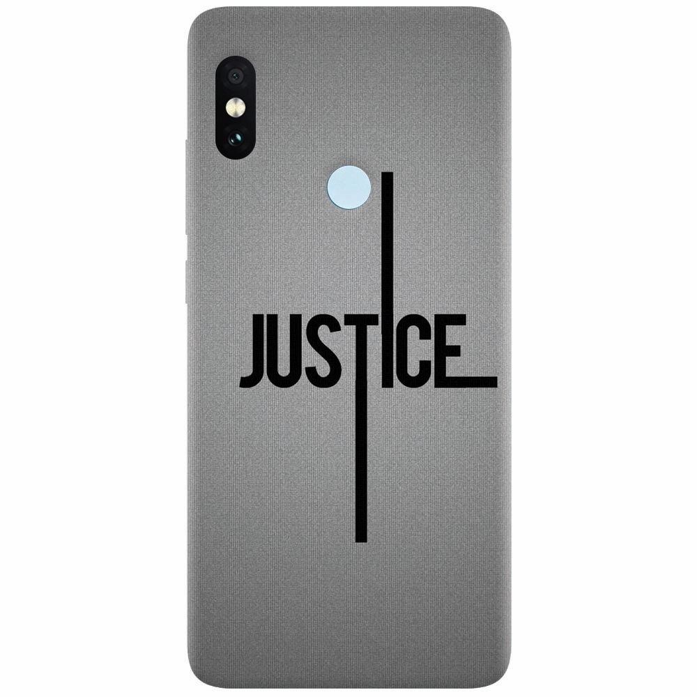 Husa silicon pentru Xiaomi Mi 8, Amir Justice Minimalistic Nubheebuccus Text