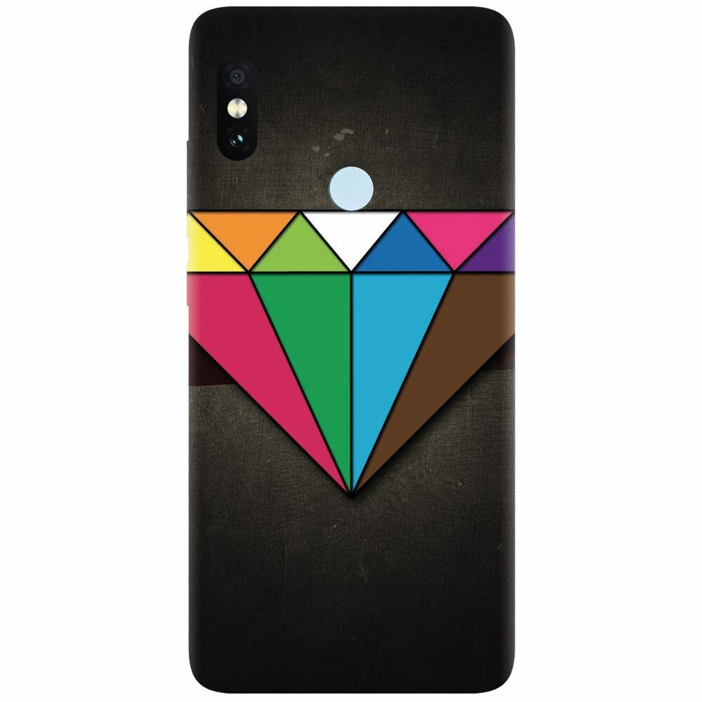 Husa silicon pentru Xiaomi Mi A2, Colorful Diamond