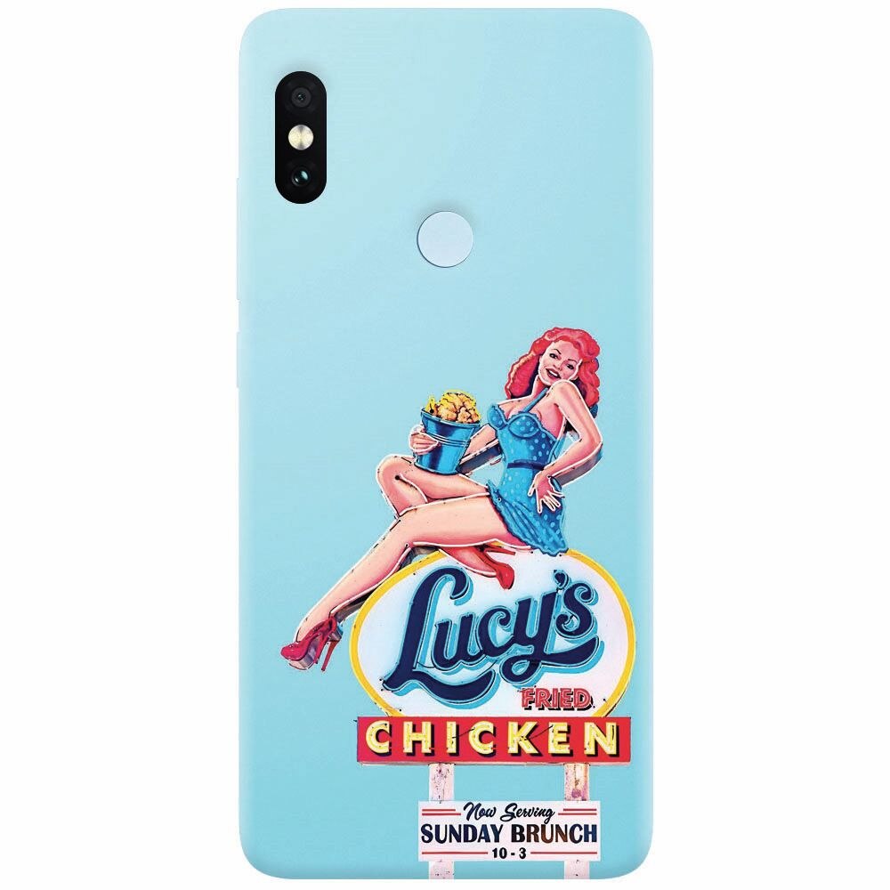 Husa silicon pentru Xiaomi Redmi Note 5 Pro, American Vintage Restaurant Sign