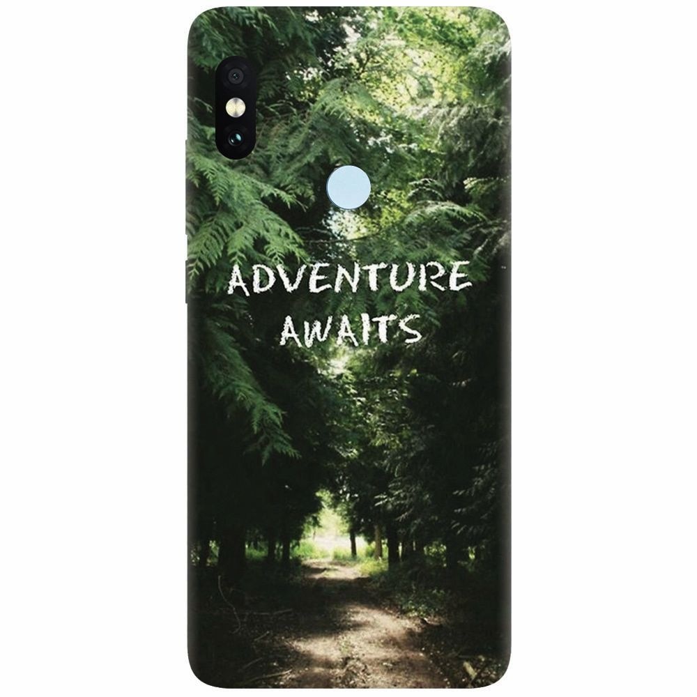 Husa silicon pentru Xiaomi Mi A2, Adventure Awaits Forest