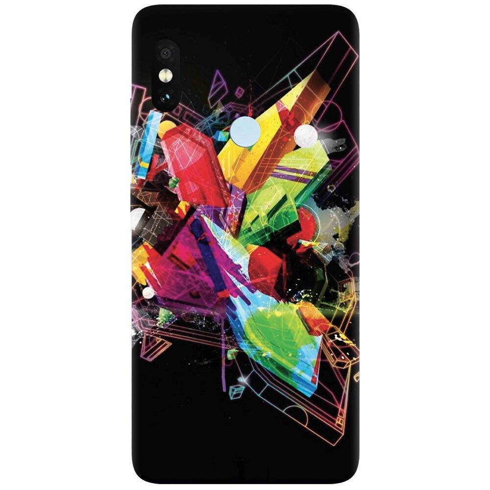 Husa silicon pentru Xiaomi Mi A2, Abstract Shape