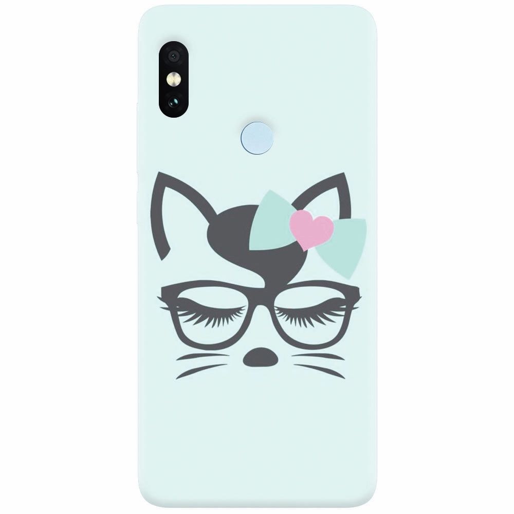 Husa silicon pentru Xiaomi Redmi Note 5 Pro, Angel Cat