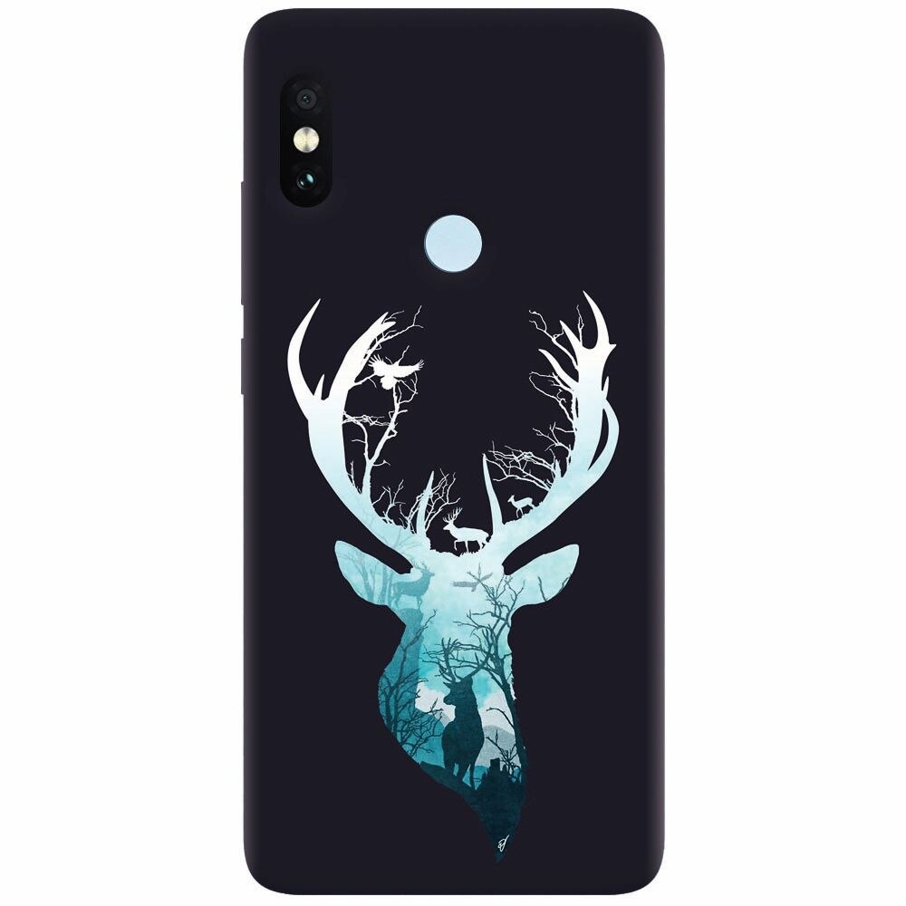 Husa silicon pentru Xiaomi Redmi S2, Cerb