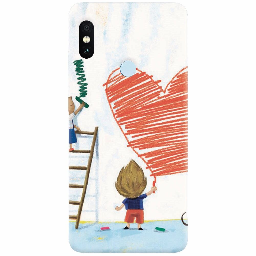 Husa silicon pentru Xiaomi Mi Max 3, I Love You Creatures