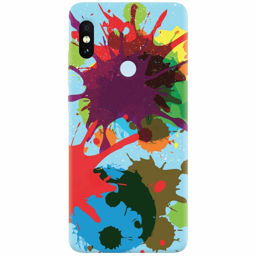 Husa silicon pentru Xiaomi Redmi Note 5 Pro, Holi Splash