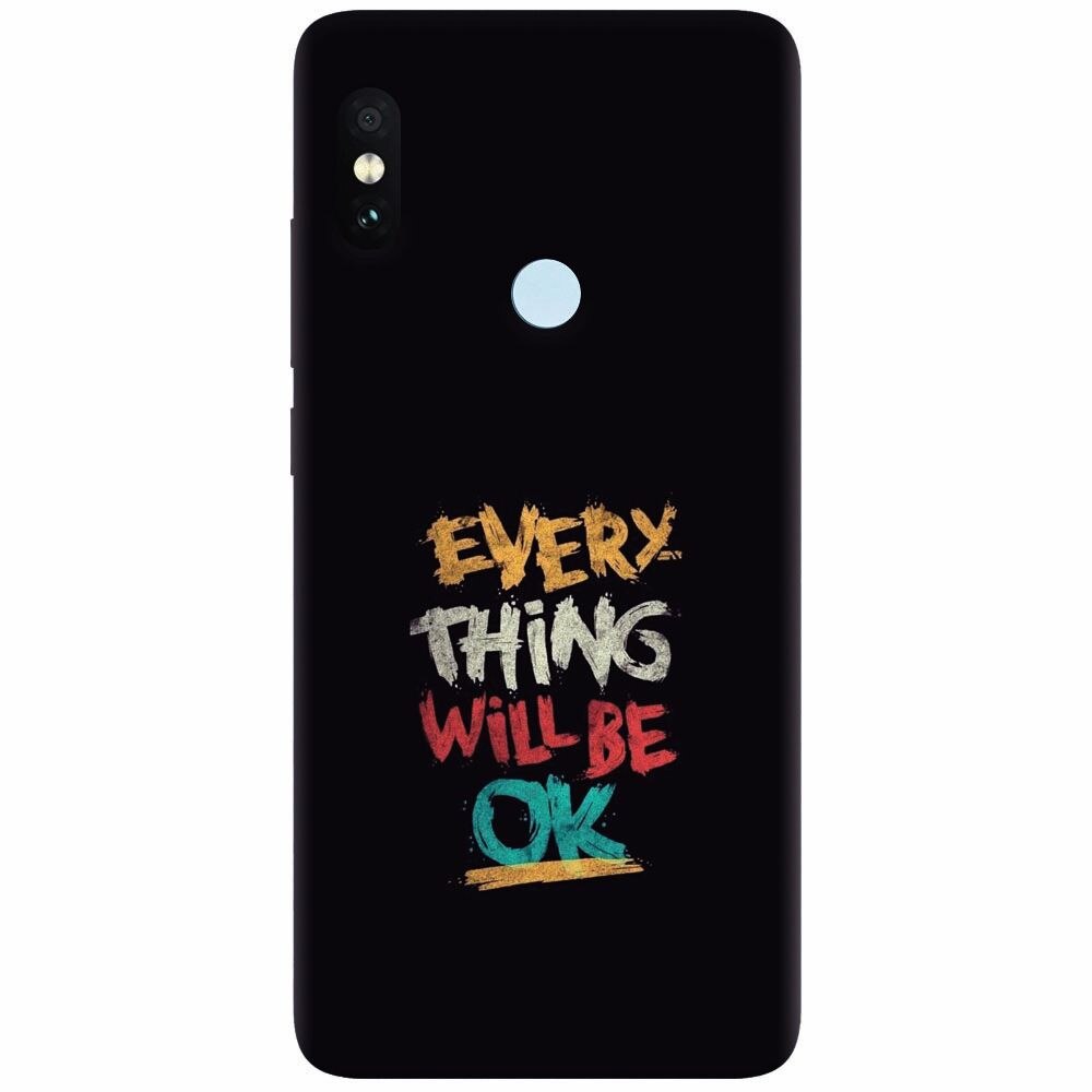 Husa silicon pentru Xiaomi Mi A2, Everything Will Be Ok
