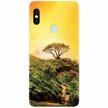 Husa silicon pentru Xiaomi Mi 8 SE, Hill Top Tree Golden Light Husa silicon pentru Xiaomi Mi 8 SE, Hill Top Tree Golden Light