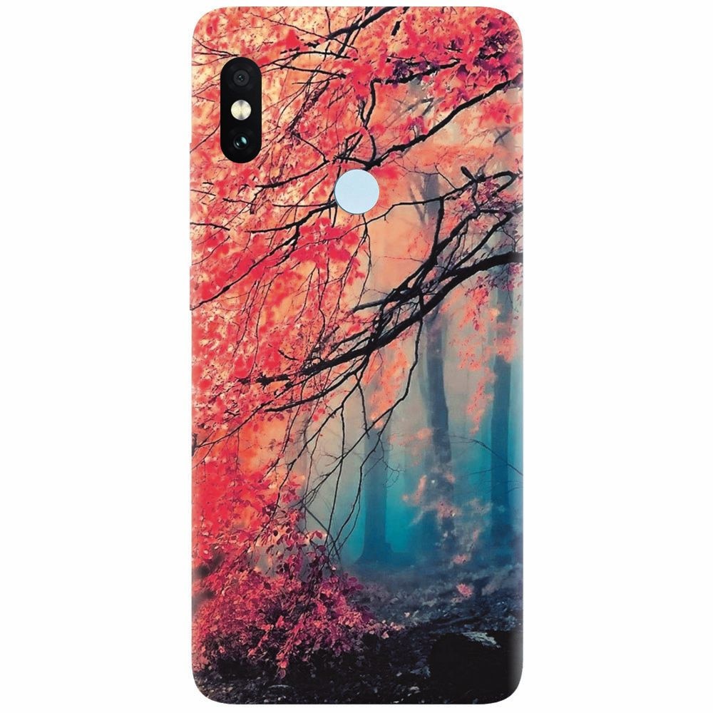 Husa silicon pentru Xiaomi Mi A2 Lite, Morning Fog Inest Nature