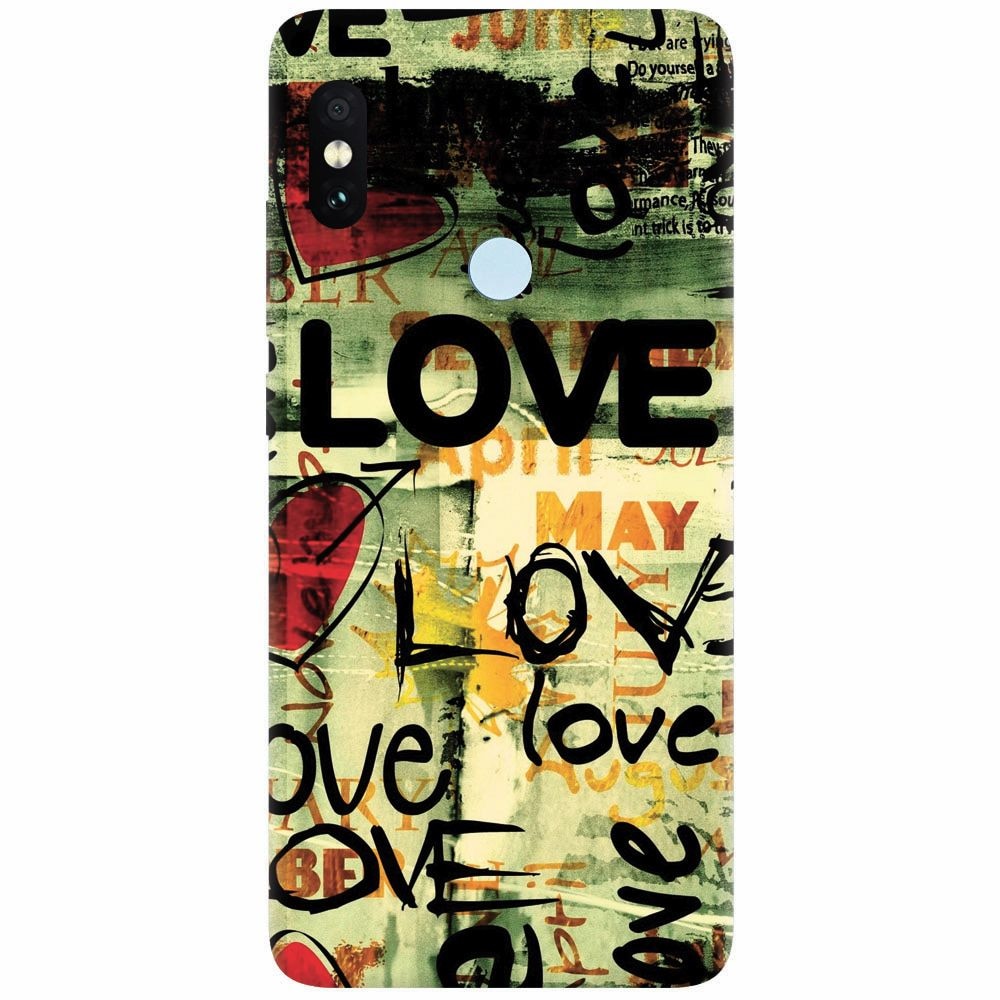 Husa silicon pentru Xiaomi Mi 8, Love Artwork