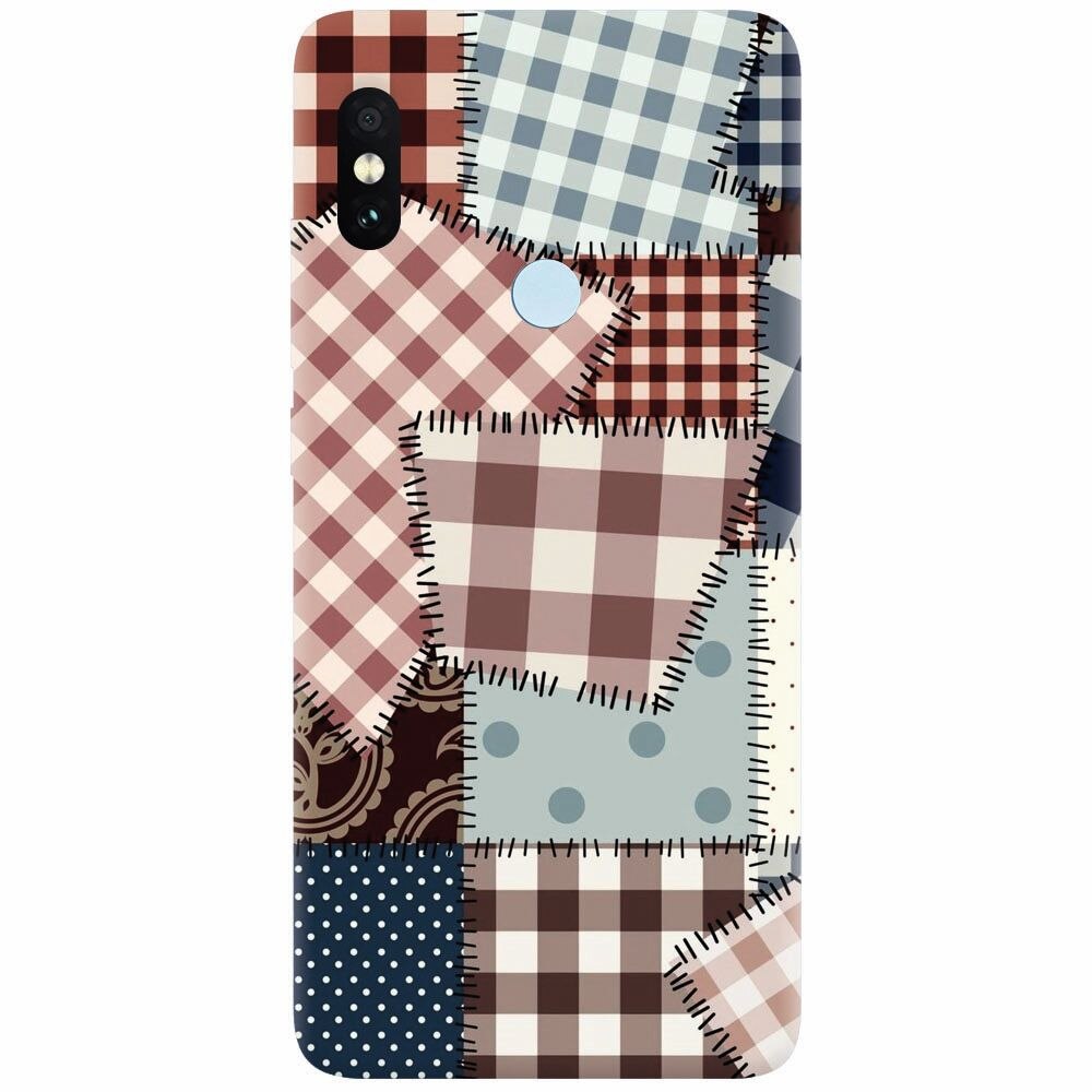 Husa silicon pentru Xiaomi Redmi S2, Patchwork Vector