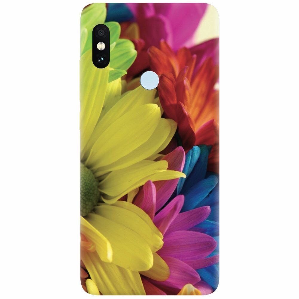 Husa silicon pentru Xiaomi Mi Max 3, Flower
