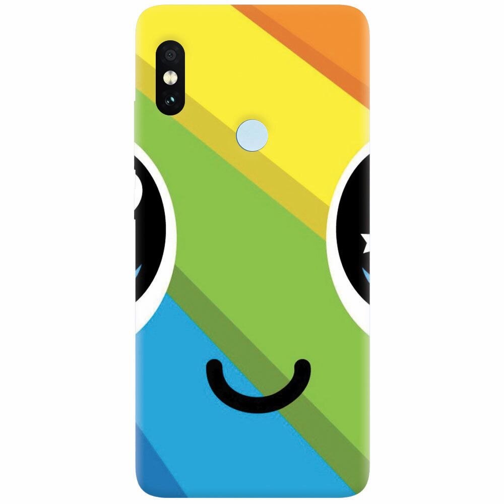 Husa silicon pentru Xiaomi Mi A2, Happy Face