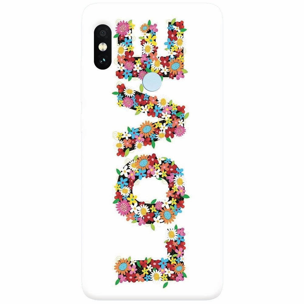Husa silicon pentru Xiaomi Redmi Note 5 Pro, Love Made By Flowers