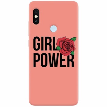 Husa silicon pentru Xiaomi Mi A2, Girl Power 2 Husa silicon pentru Xiaomi Mi A2, Girl Power 2
