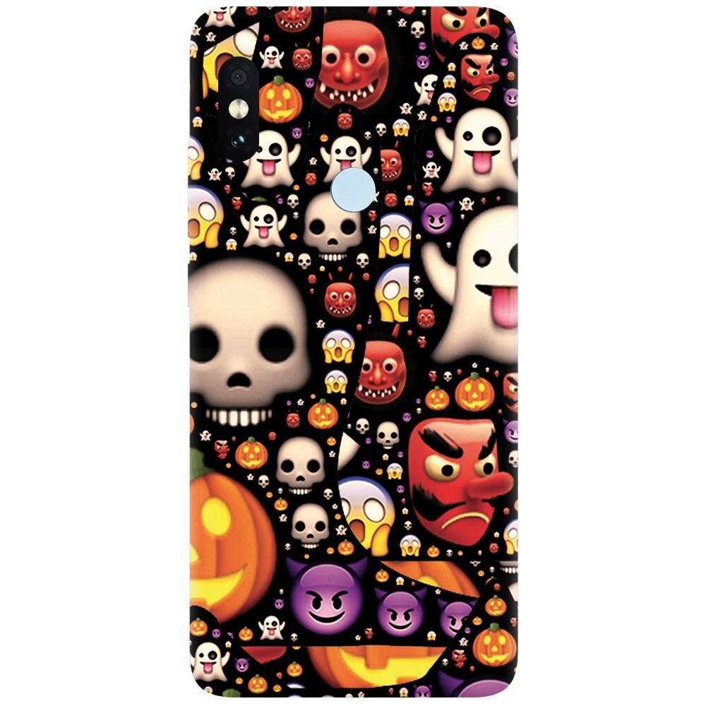 Husa silicon pentru Xiaomi Redmi Note 5 Pro, Emoji Mess