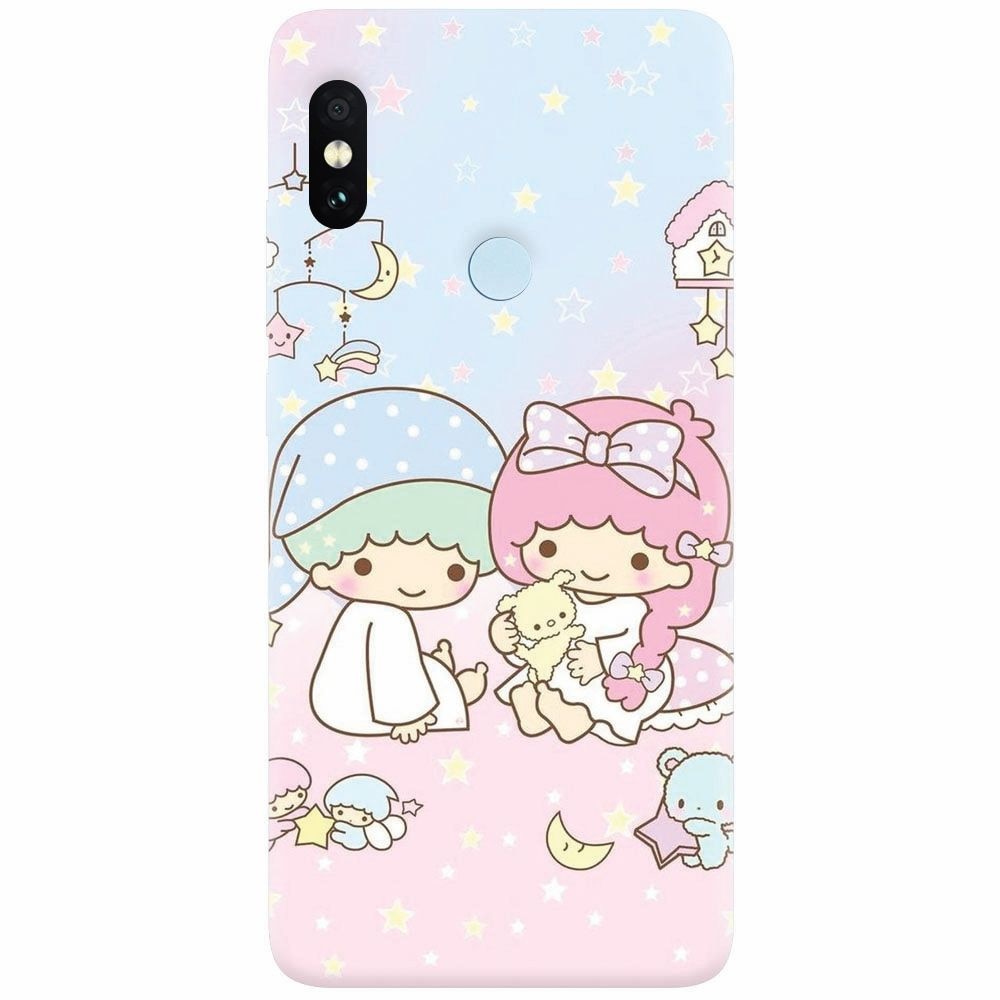 Husa silicon pentru Xiaomi Redmi Note 5 Pro, Little Twins