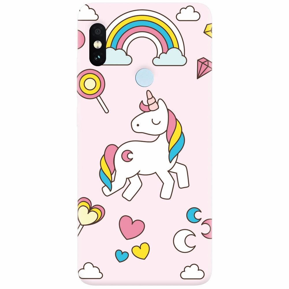 Husa silicon pentru Xiaomi Redmi Note 5 Pro, Cute Unicorn