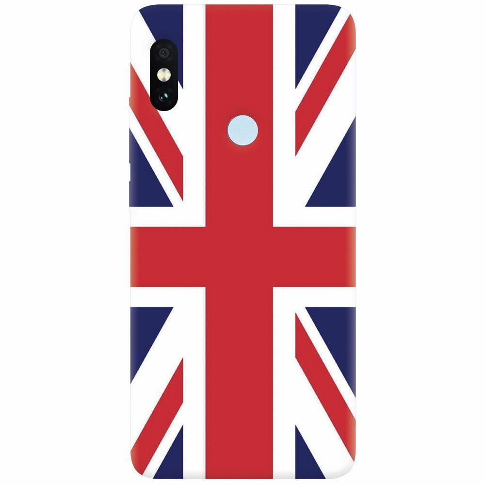 Husa silicon pentru Xiaomi Mi Max 3, UK Flag Illustration