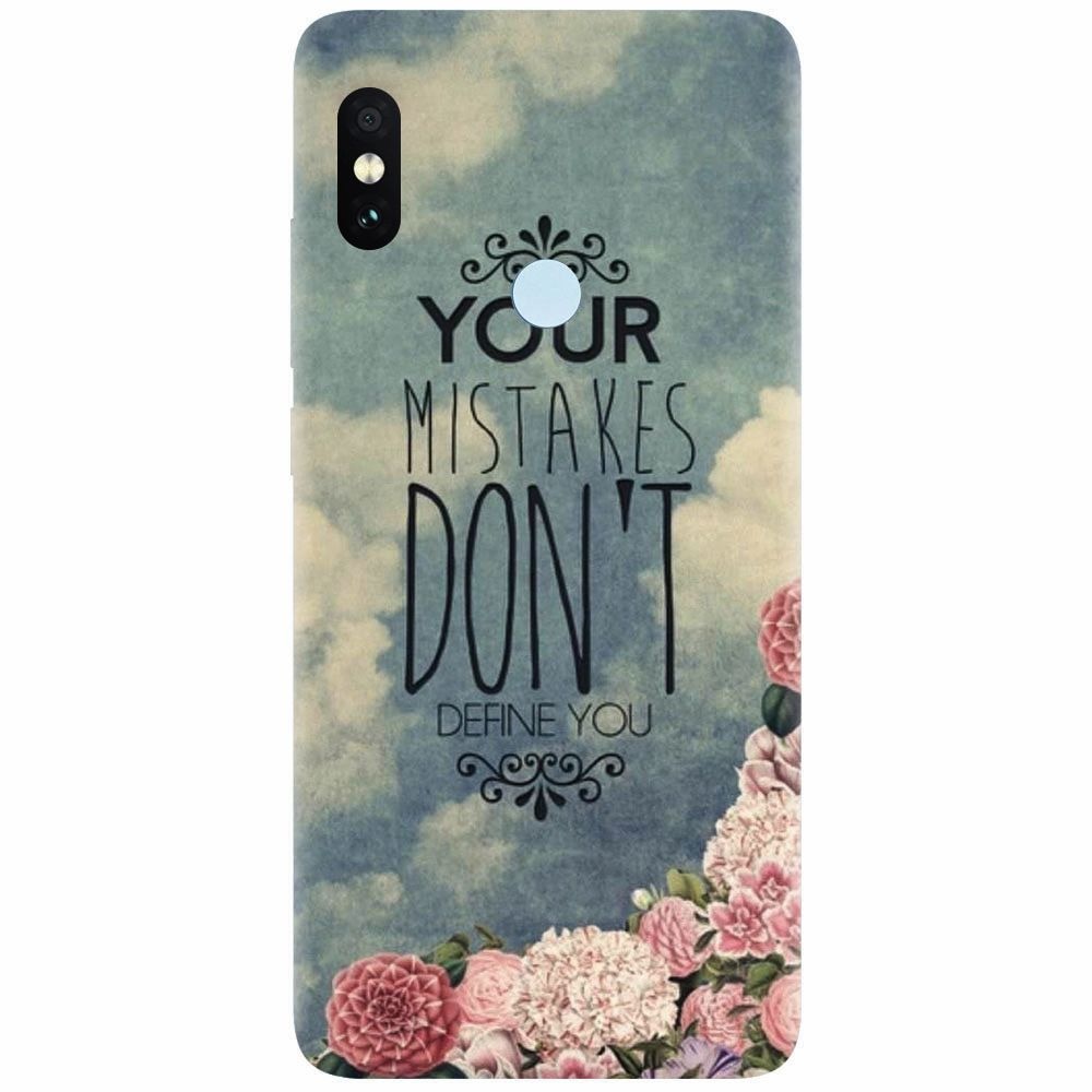 Husa silicon pentru Xiaomi Mi Max 3, Your Mistakes Dont Define You