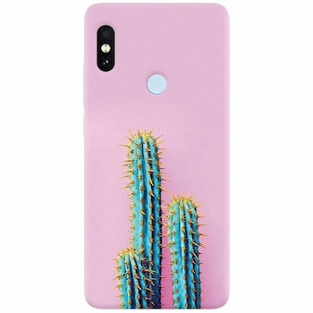 Husa silicon pentru Xiaomi Redmi Note 5 Pro, Cactus 102 Husa silicon pentru Xiaomi Redmi Note 5 Pro, Cactus 102
