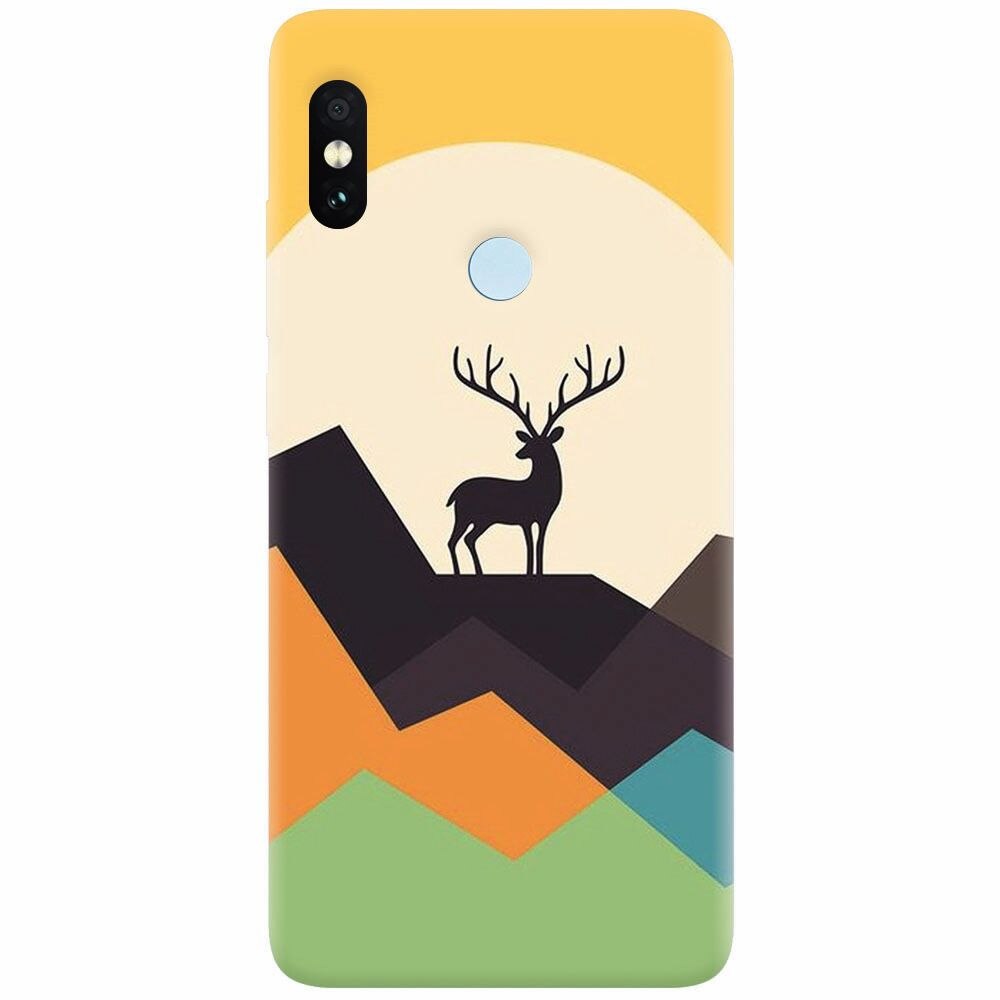 Husa silicon pentru Xiaomi Redmi Note 5 Pro, Abstract Deer