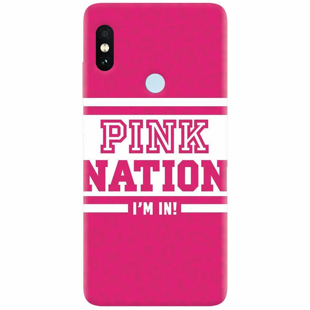 Husa silicon pentru Xiaomi Redmi Note 5 Pro, Pink Nation