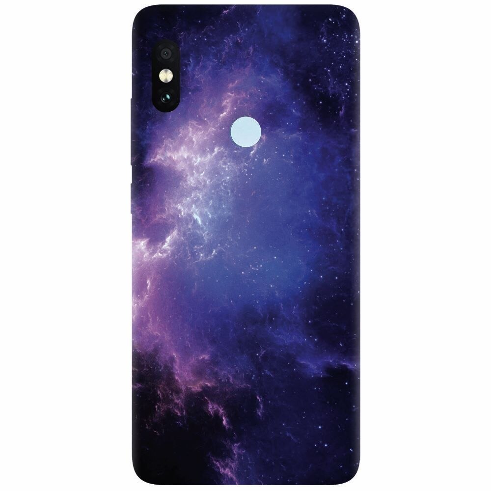 Husa silicon pentru Xiaomi Mi Max 3, Purple Space Nebula