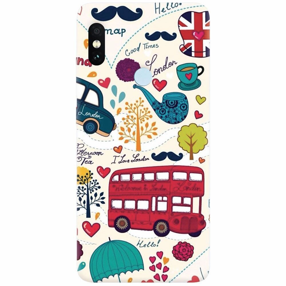 Husa silicon pentru Xiaomi Redmi Note 5 Pro, Welcome In London
