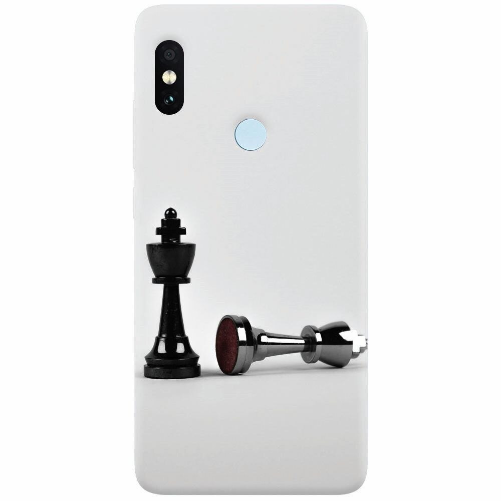 Husa silicon pentru Xiaomi Mi A2 Lite, Chess