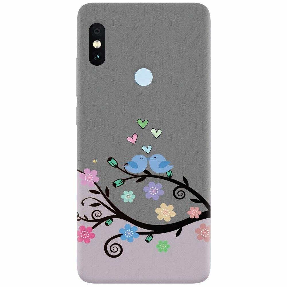 Husa silicon pentru Xiaomi Redmi Note 5 Pro, Bird Love