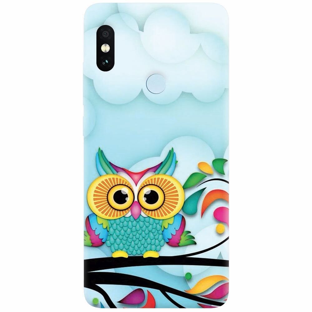Husa silicon pentru Xiaomi Redmi Note 5 Pro, Owl 102