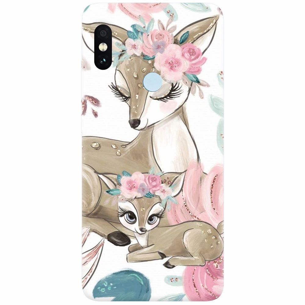 Husa silicon pentru Xiaomi Mi A2 Lite, Deers