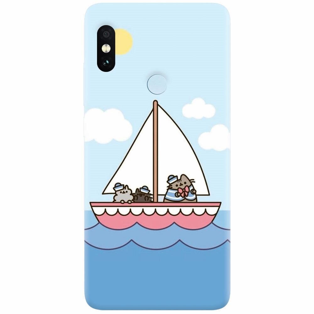 Husa silicon pentru Xiaomi Mi A2 Lite, Happy Sailors
