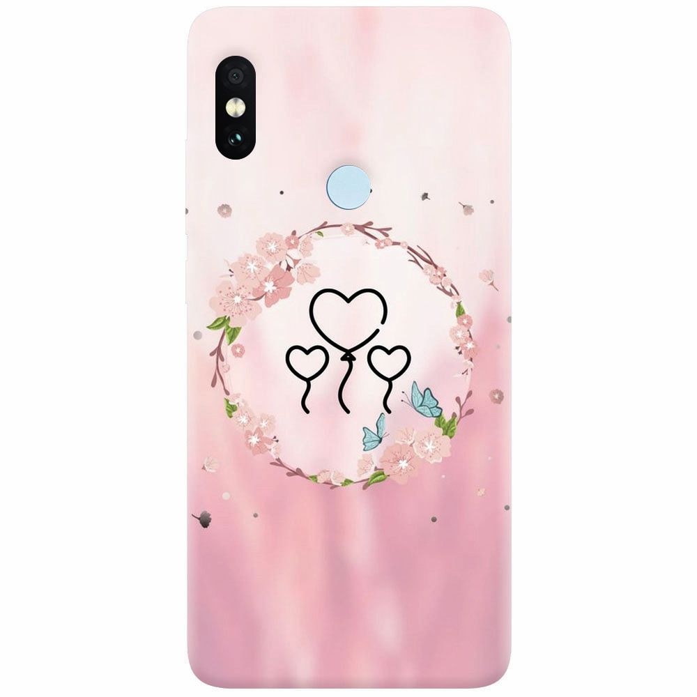 Husa silicon pentru Xiaomi Redmi Note 5 Pro, Heart Baloons