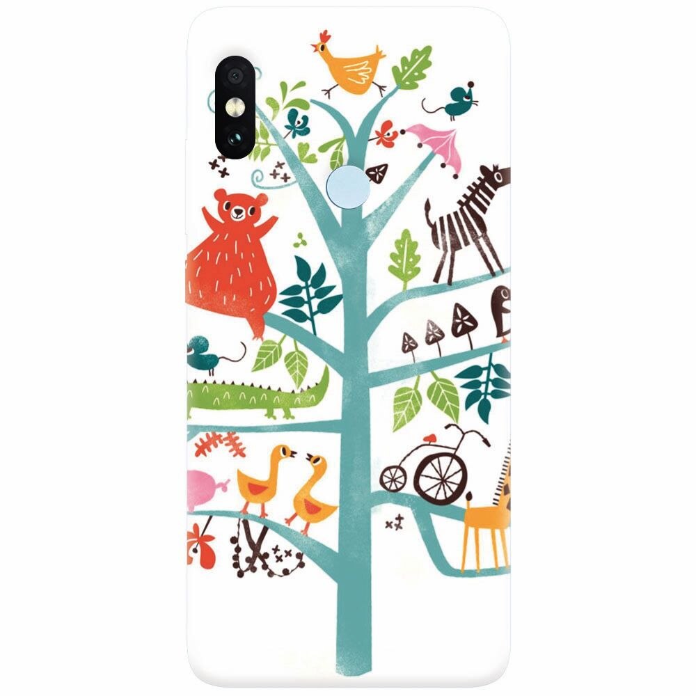 Husa silicon pentru Xiaomi Mi A2 Lite, Tree