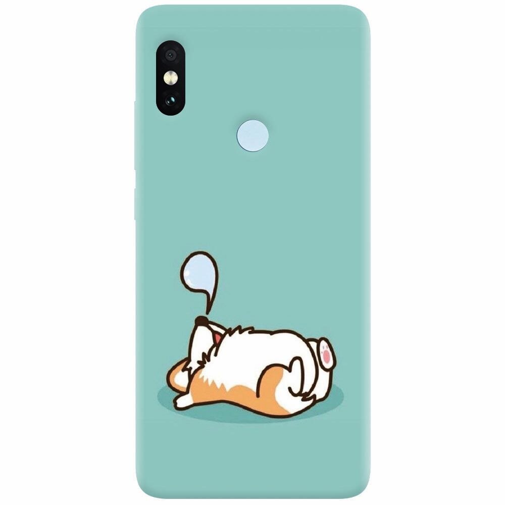 Husa silicon pentru Xiaomi Mi Max 3, Cute Corgi