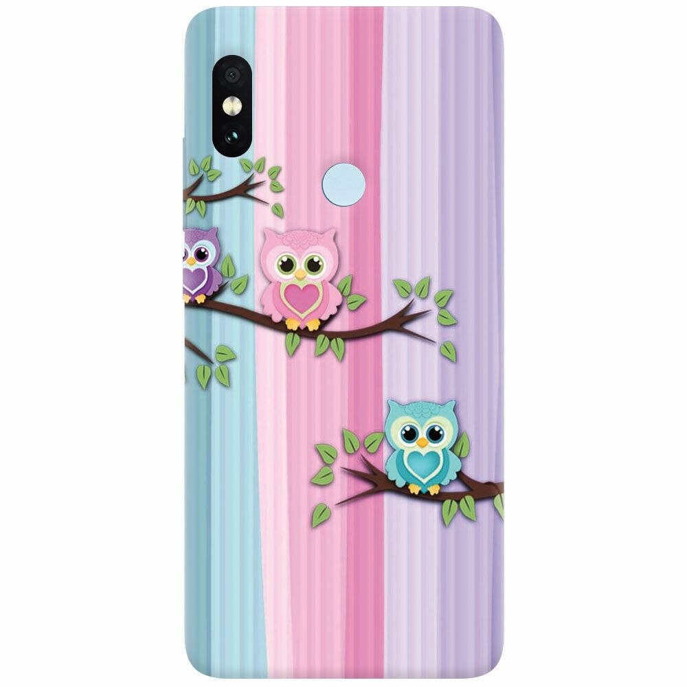 Husa silicon pentru Xiaomi Mi A2 Lite, Cute Owl