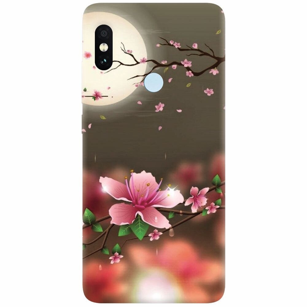 Husa silicon pentru Xiaomi Redmi Note 5 Pro, Flowers 101