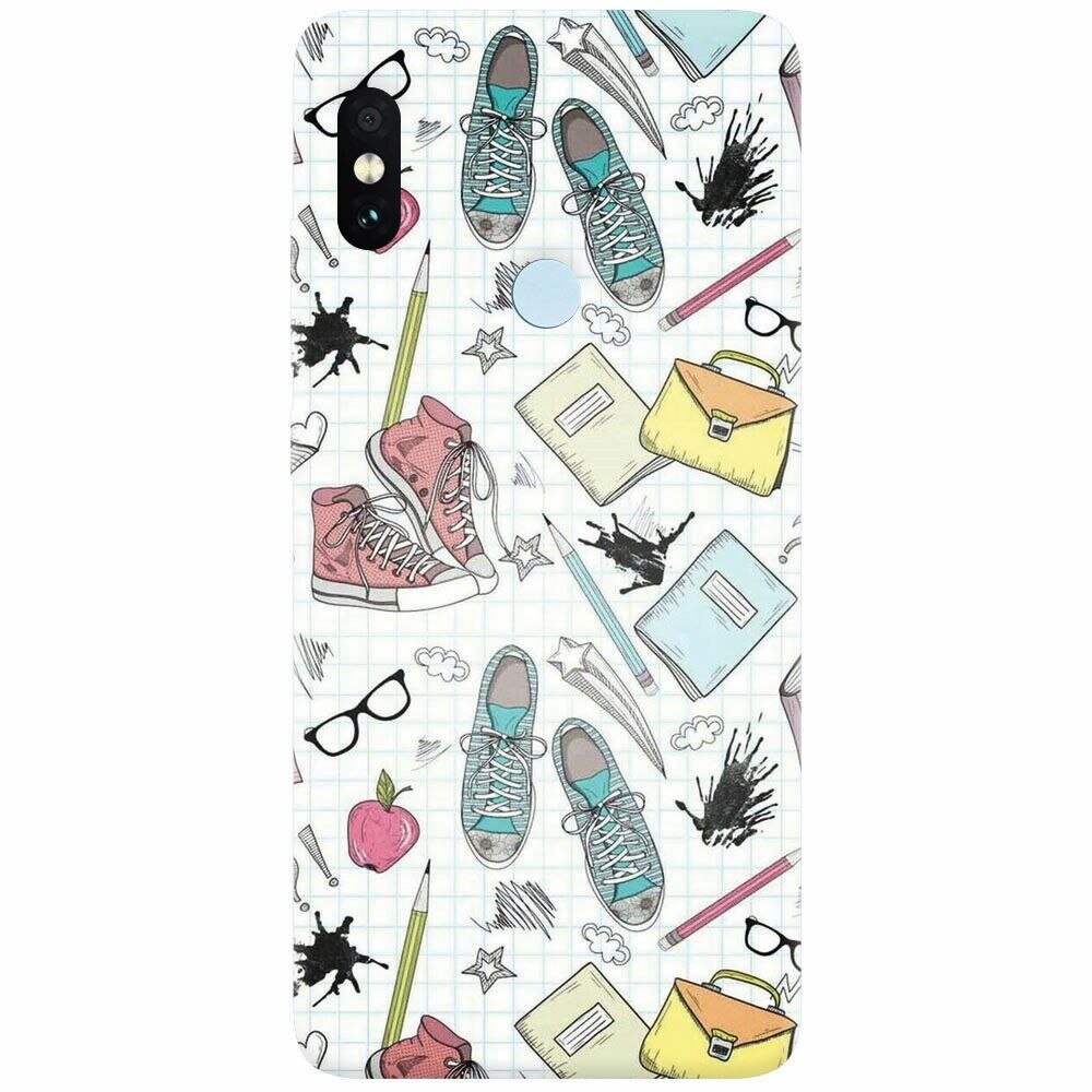 Husa silicon pentru Xiaomi Mi A2, School