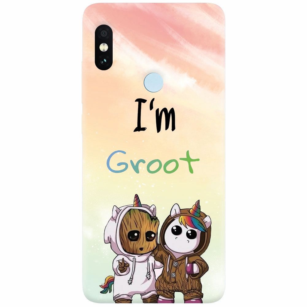 Husa silicon pentru Xiaomi Redmi Note 5 Pro, Im Groot