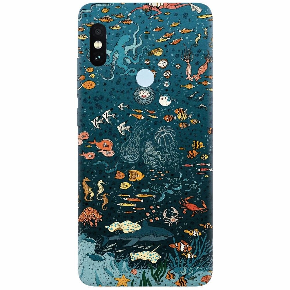 Husa silicon pentru Xiaomi Mi A2, Under The Sea