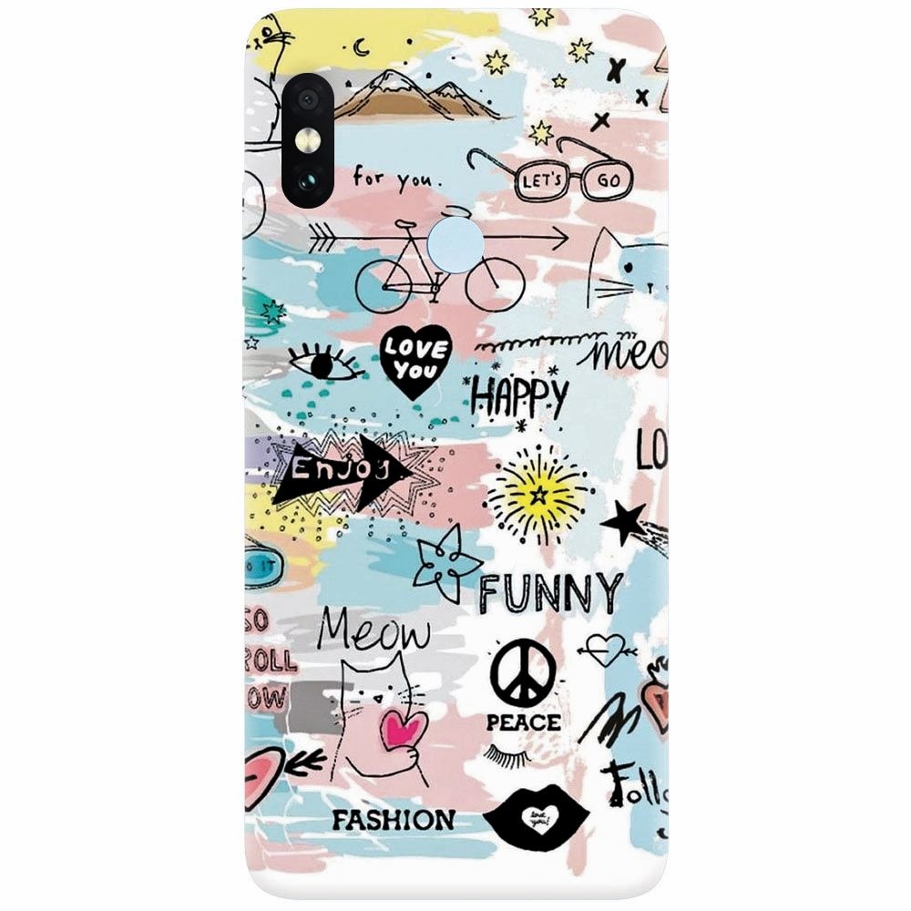 Husa silicon pentru Xiaomi Mi 8 SE, Travel 101