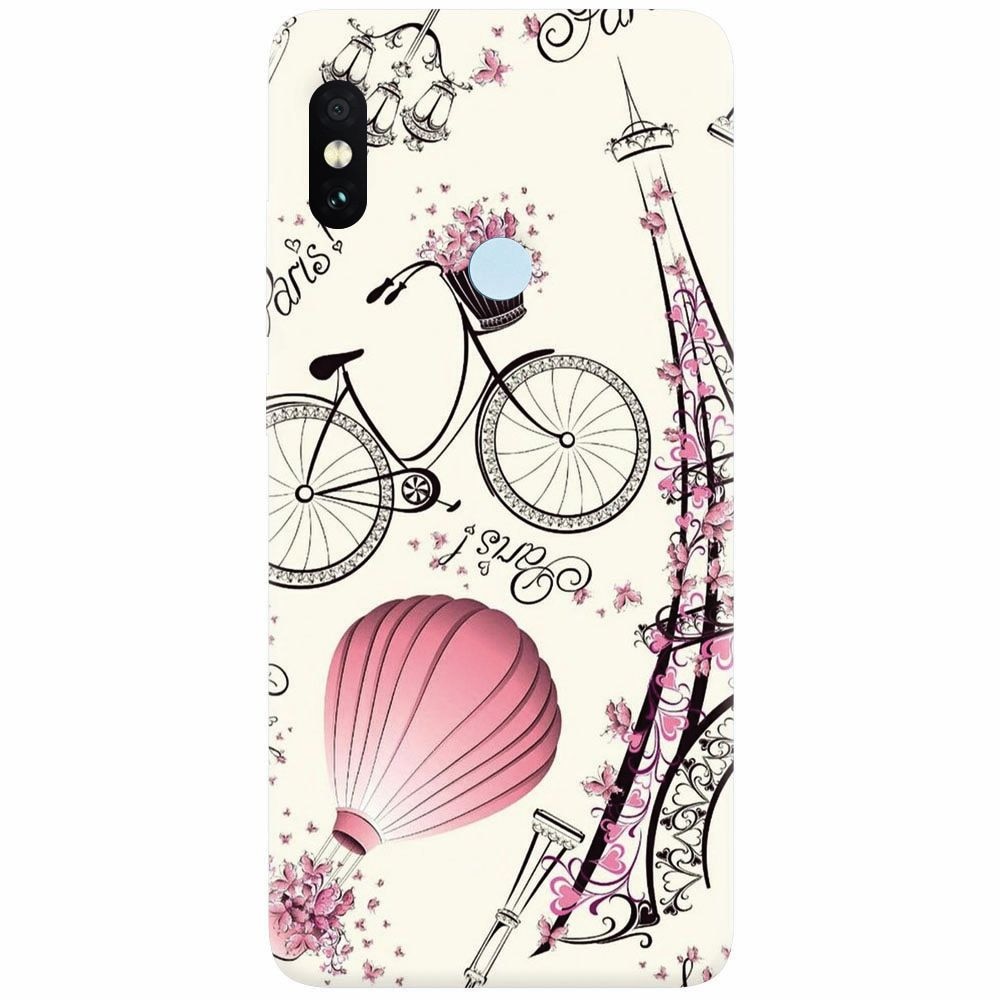 Husa silicon pentru Xiaomi Mi 8, Paris