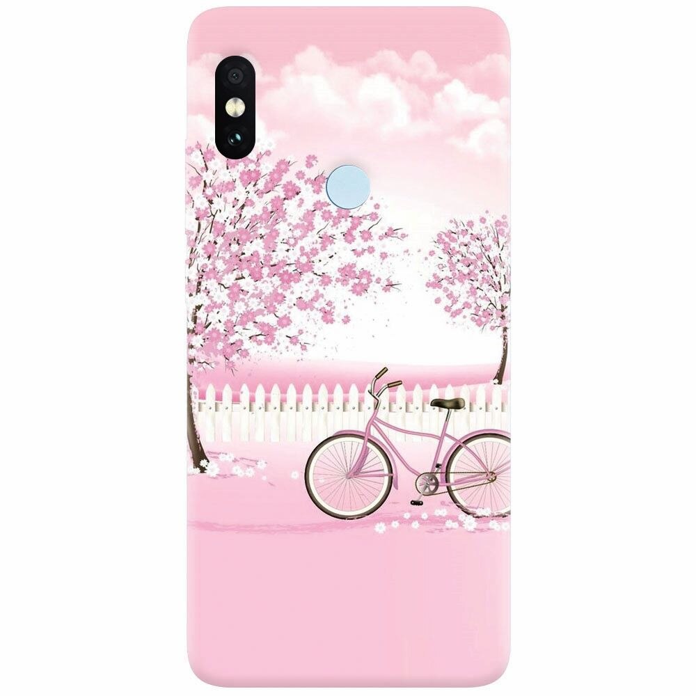 Husa silicon pentru Xiaomi Mi A2, Pink Spring