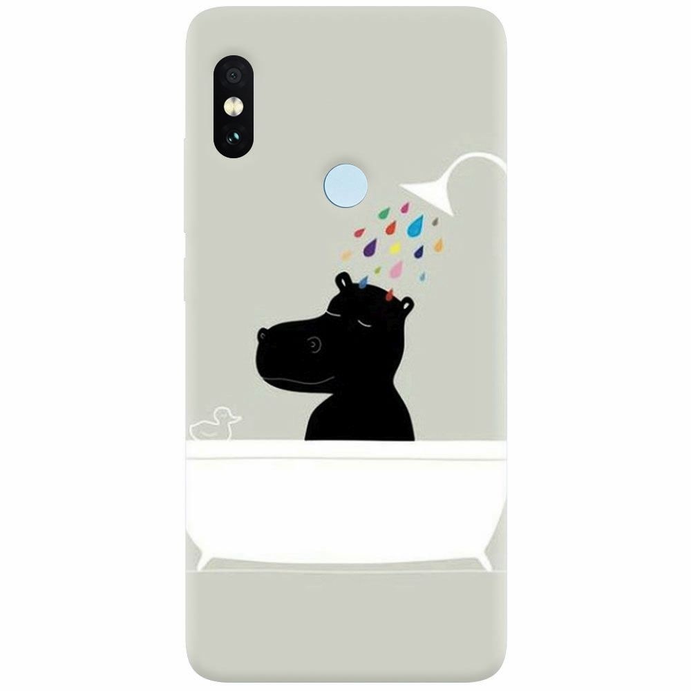 Husa silicon pentru Xiaomi Mi 8 SE, Hippo Bath